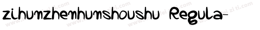 zihunzhenhunshoushu Regula字体转换